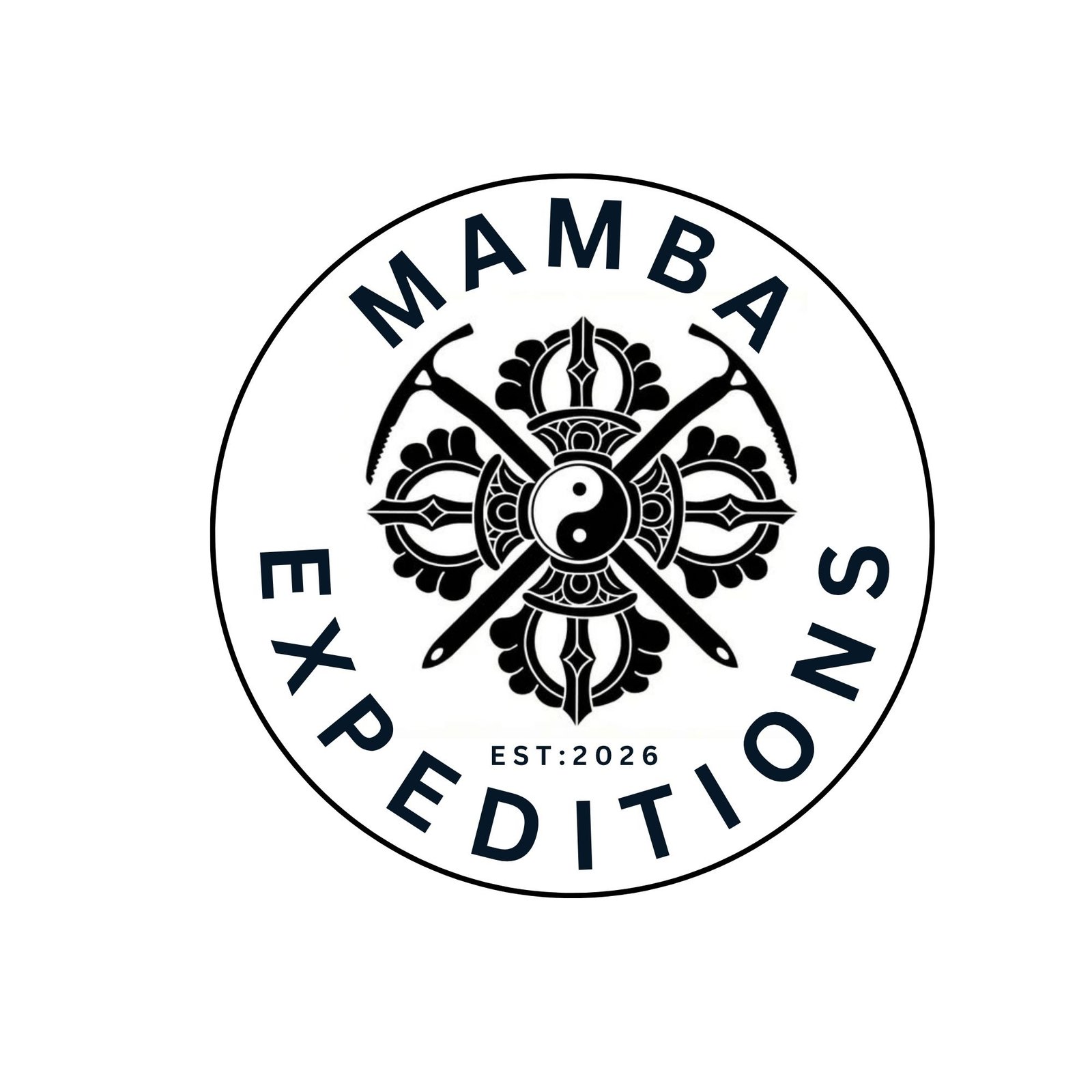 black and white illustrative merchandise logo (1)